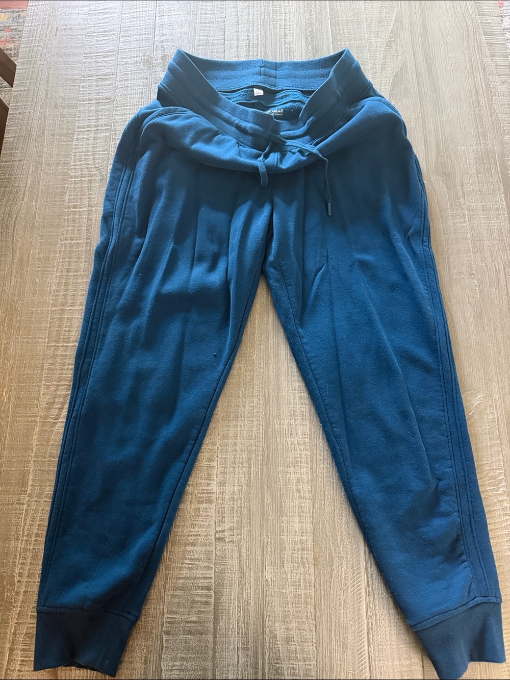 tek gear Women's Blue Track Joggers with Drawstring Waist